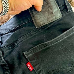 LEVI 511 JEANS BLACK 36/30 *LIKE NEW